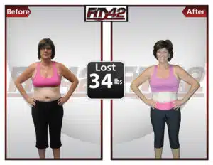 42 day weight loss program before and after transformation