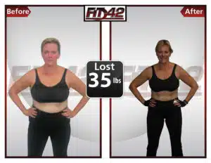 Weight loss program results - Fit in 42 La Quinta body transformation
